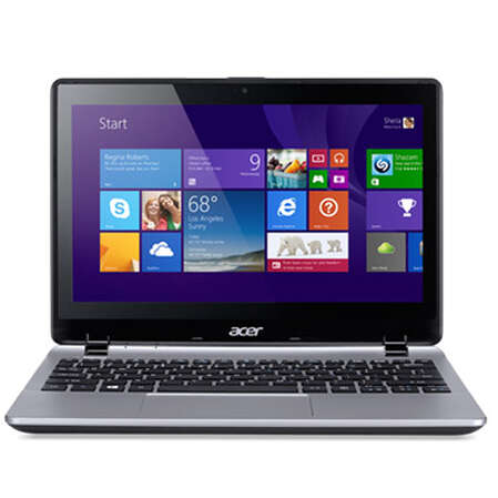 Ноутбук Acer Aspire V3-111P-C2FF Intel N2830/2Gb/500Gb/11.6" Touch/Cam/Win8.1 Silver