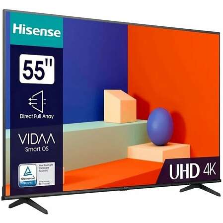 Телевизор 55" Hisense 55A6K (4K Ultra HD 3840x2160, Smart TV) черный