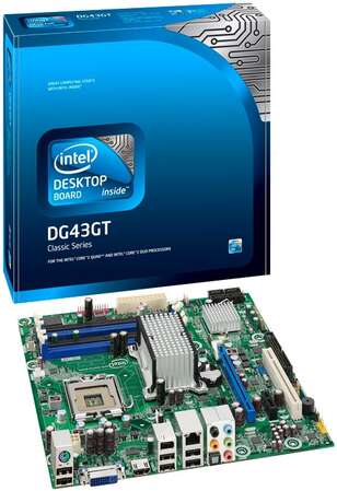 Материнская плата Intel BLKDG43GT iG43 S775 PCIEx16 GLAN mATX