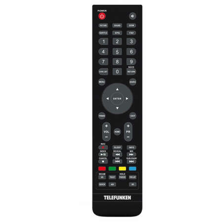 Телевизор 43" Telefunken TF-LED43S27T2 (Full HD 1920x1080, USB, HDMI) черный