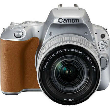 Зеркальная фотокамера Canon EOS 200D Kit 18-55 IS STM Silver