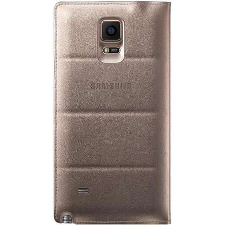 Чехол для Samsung Galaxy Note 4 N9100 Samsung S View Cover золотистый
