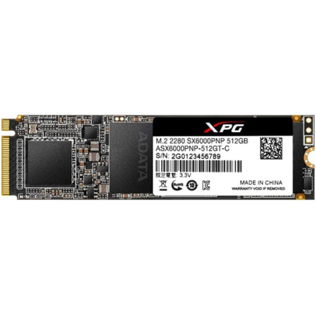 Внутренний SSD-накопитель 512Gb A-Data XPG SX6000 Pro ASX6000PNP-512GT-C M.2 2280 PCIe NVMe 3.0 x4