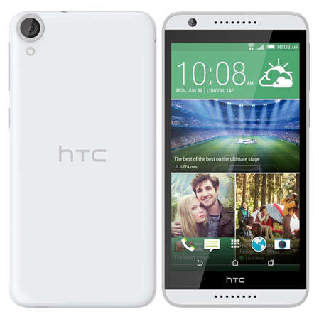 Смартфон HTC Desire 820 White Gray