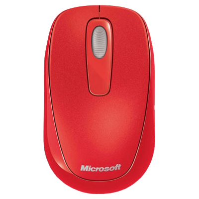Мышь Microsoft 1000 Wireless Mobile Mouse Red USB 2CF-00040