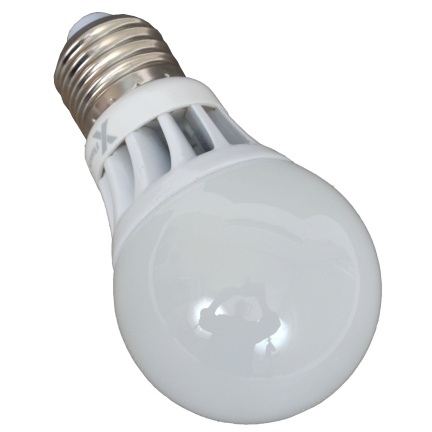 Светодиодная лампа LED лампа X-flash Globe A55 E27 4W 220V желтый свет