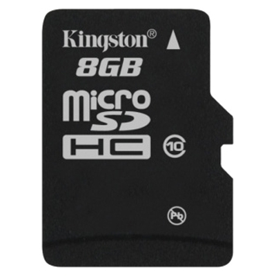 Micro SecureDigital 8Gb Kingston SDHC class 10 (SDC10/8GBSP) 