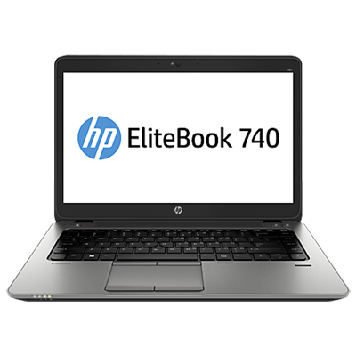 Ноутбук HP EliteBook 740 G1 14"(1366x768 (матовый))/Intel Core i3 4030U(1.9Ghz)/4096Mb/500Gb/noDVD/Int:Intel HD4400/Cam/BT/WiFi/50WHr/war 1y/1.78kg/silver/bla