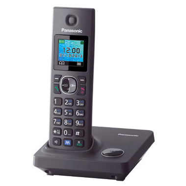 Радиотелефон Dect Panasonic KX-TG7851RUH серый, АОН