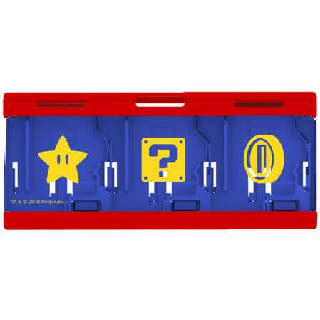 Кейс Hori (Mario) для хранения 6 игровых карт для консоли Nintendo Switch (NSW-106U)