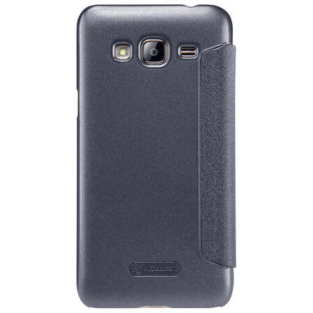 Чехол для Samsung Galaxy J3 (2016) SM-J320F Nillkin Sparkle Leather Case черный   