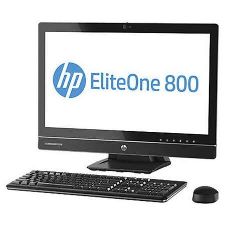 Моноблок HP EliteOne 800 23" IPS i3 4130/4Gb/500Gb 7.2k/DVDRW/MCR/W7Pro64/250cd/1000:1/Web/клавиатура/мышь /USB3.0/DisPort/Lic Win8