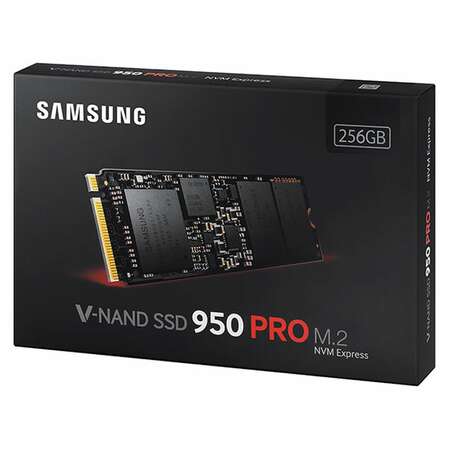Внутренний SSD-накопитель 256Gb Samsung 950 Pro (MZ-V5P256BW) M.2 PCIe 3.0x4