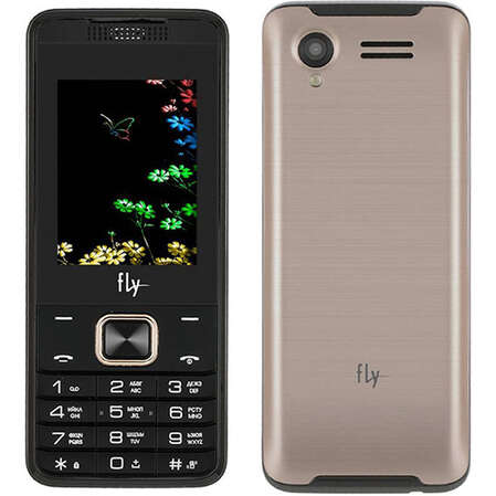 Мобильный телефон Fly FF245 Champagne