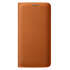 Чехол для Samsung G925 Galaxy S6 Edge Flip Wallet Fabric оранжевый