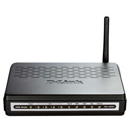 Беспроводной ADSL маршрутизатор D-Link DSL-2650U/BA