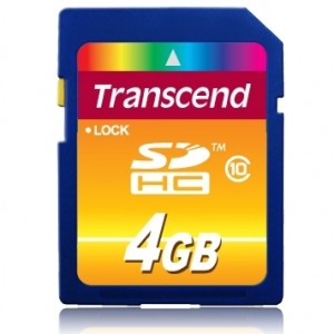 SecureDigital 4Gb Transcend HC Class10 (TS4GSDHC10)