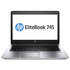 Ноутбук HP EliteBook 745 G2 14"(1366x768 (матовый))/AMD A10 PRO 7350B(2.1Ghz)/4096Mb/500Gb/noDVD/Int:AMD Radeon R5/Cam/BT/WiFi/50WHr/war 3y/1.58kg/silver/blac