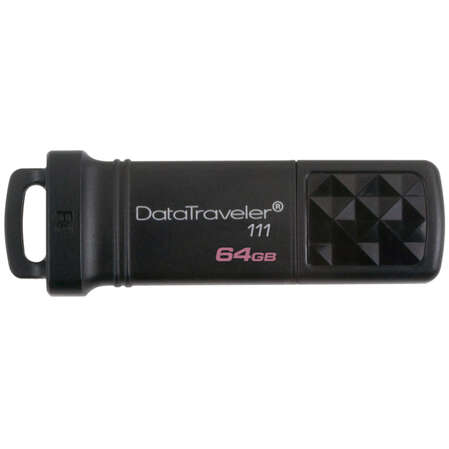 USB Flash накопитель 64GB Kingston DataTraveler 111 (DT111/64GB) USB 3.0 Черный