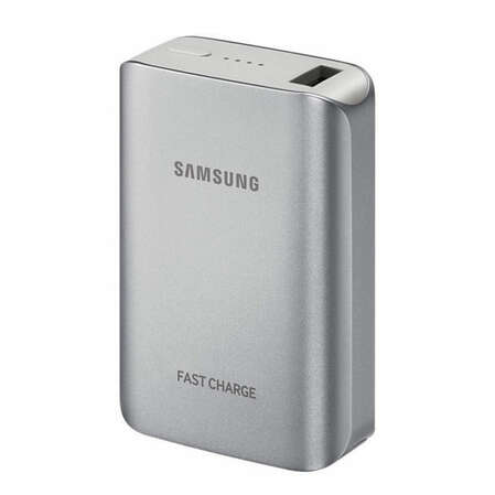 Внешний аккумулятор Samsung 5100 mAh, EB-PG930, Fastcharger, с функцией двусторонней быстрой зарядки, серебристый