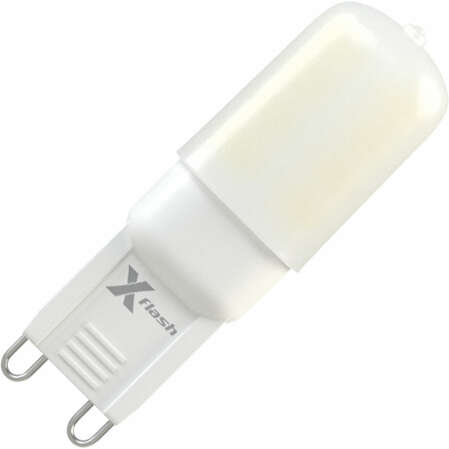 Светодиодная лампа X-flash G9 3W 230V белый свет, силикон