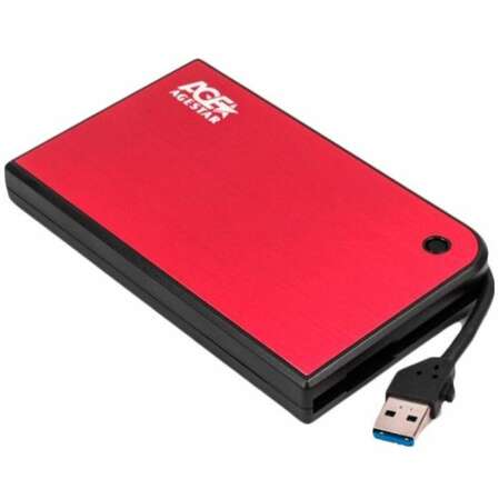 Корпус 2.5" AgeStar 3UB2A14 SATA, USB3.0 Red