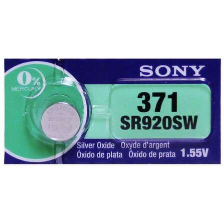 Батарейки Sony (371) SR920SWN-PB 1шт