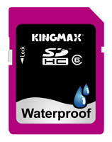 SecureDigital 4Gb Kingmax HC Class6 (KM04GSDHC6W) Waterproof