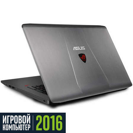 Ноутбук Asus ROG GL752VW Core i7 6700HQ/8Gb/1Tb+128Gb SSD/NV GTX960M 2Gb/17.3" FHD/DVD/Win10