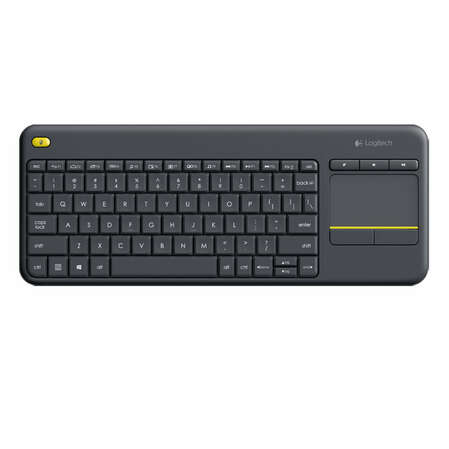 Клавиатура Logitech K400 Plus Wireless Touch Keyboard Black