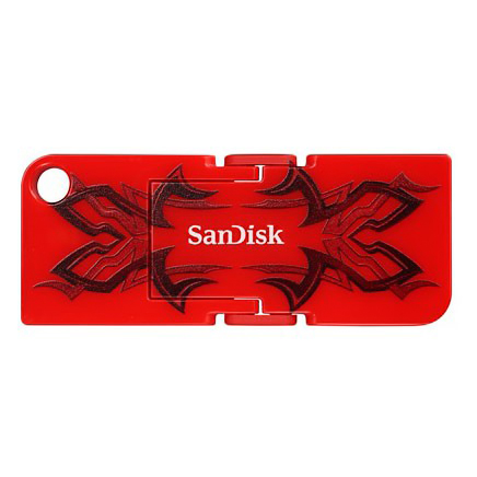 USB Flash накопитель 4GB SanDisk Cruzer Pop Tribal (SDCZ53B-004G-B35) Red