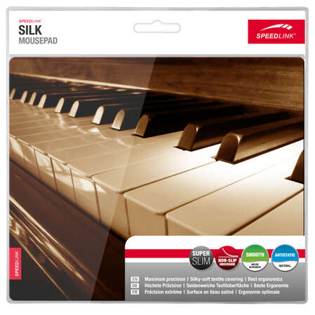 Коврик для мыши SpeedLink silk, Piano