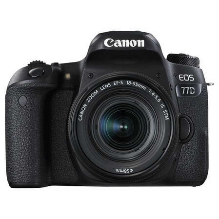 Зеркальная фотокамера Canon EOS 77D Kit 18-55 IS STM 