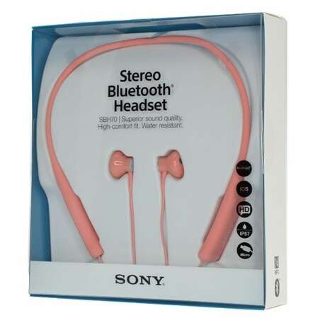 Bluetooth гарнитура Sony SBH70 Pink