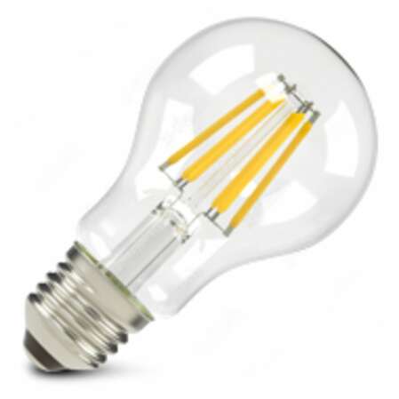 Светодиодная лампа X-flash Filament A60 E27 6W 220V 2700K прозрачная 47659