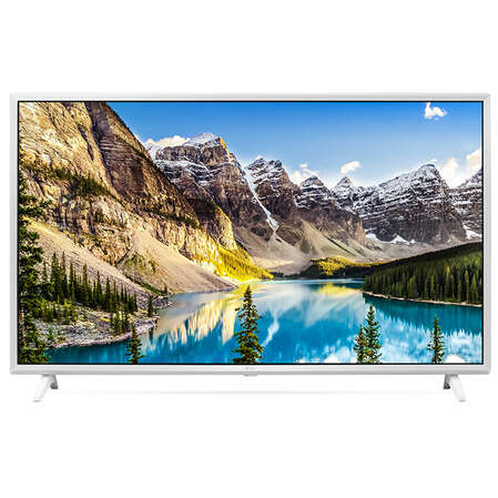 Телевизор 43" LG 43UJ639V (4K UHD 3840x2160, Smart TV, USB, HDMI, Bluetooth, Wi-Fi) белый