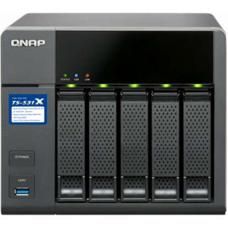 Сетевое хранилище NAS QNAP TS-531X-2G