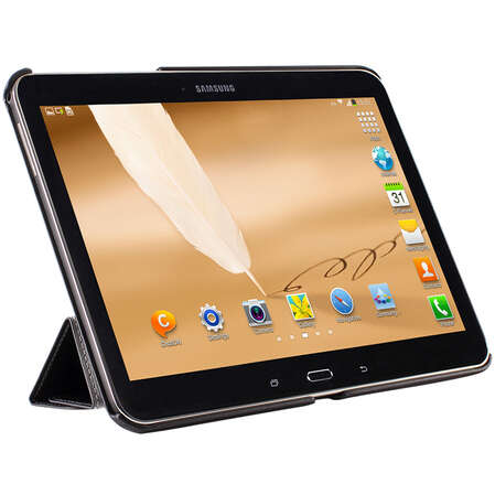 Чехол для Samsung Galaxy Tab 4 10.1 SM-T530\SM-T531 G-case Slim Premium, эко кожа, черный 