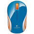 Мышь Logitech M187 Wireless Mini Mouse Blue-Orange USB 910-002738