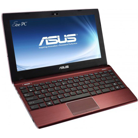 Нетбук Asus EEE PC 1225B Red AMD E450/4Gb/500Gb/HD/11.6"/Wi-Fi/BT/Cam/Win7HP