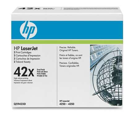 Картридж HP Q5942XD для 4250/4350 двойная упаковка