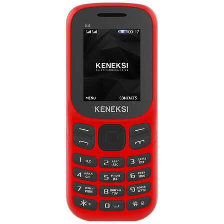 Мобильный телефон Keneksi E3 Red
