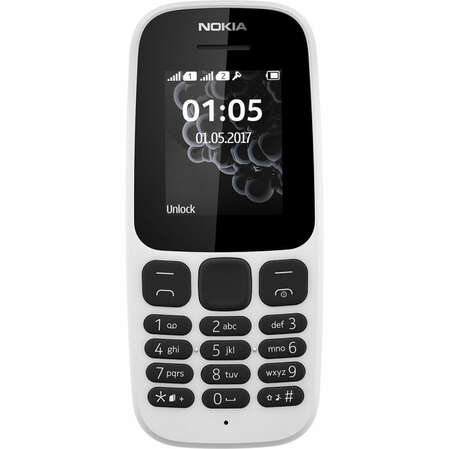 Мобильный телефон Nokia 105 Dual Sim (2017) White