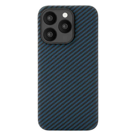 Чехол для Apple iPhone 15 Pro uBear Supreme Case Magsafe Kevlar синий