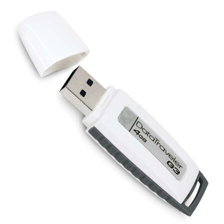 USB Flash накопитель 4GB Kingston DataTraveler Gen.3 DTIG3/4GB USB 2.0 Белый