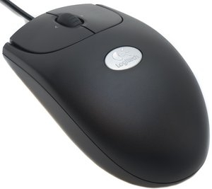 Мышь Logitech RX250 Optical Mouse White USB+PS/2 OEM 910-000185