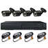 Комплект видеонаблюдения Video Control VC-4SD5A, 4 камеры VC-IR7007CW, 1 регистратор VC-D5USB, кабели, БП