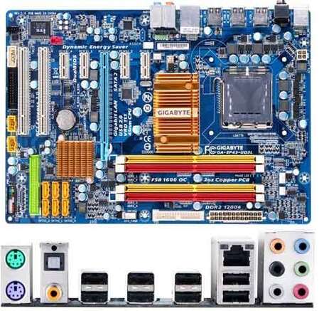 Материнская плата Gigabyte GA-EP43-UD3L Soc775, DDR2, PCI-E16x, GLan ATX