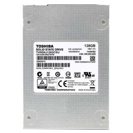 Внутренний SSD-накопитель 128Gb Toshiba THNSNJ128GCSU4PAGA SATA3 2.5" 
