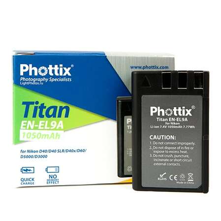 Phottix EN-EL9a для Nikon D60, D40X, D40, D5000